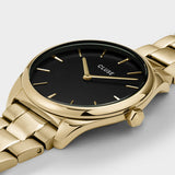 Féroce Petite Watch Steel, Black, Gold Colour