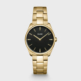 Féroce Petite Watch Steel, Black, Gold Colour