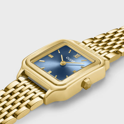 Cluse Gracieuse Petite, Kyanite Blue, Gold Colour