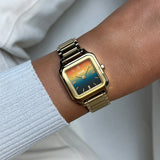 Gracieuse Petite Watch Steel, Sunset, Gold Colour