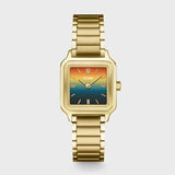Gracieuse Petite Watch Steel, Sunset, Gold Colour