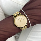 Cluse Minuit Date Watch Steel, Full Gold Colour