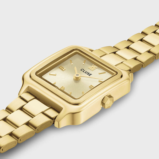 Gracieuse Mini Watch Steel, Gold Colour