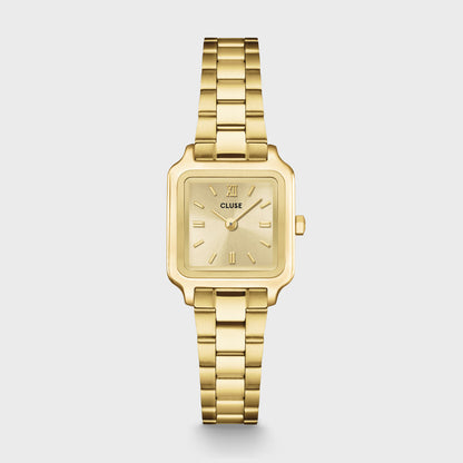 Gracieuse Mini Watch Steel, Gold Colour