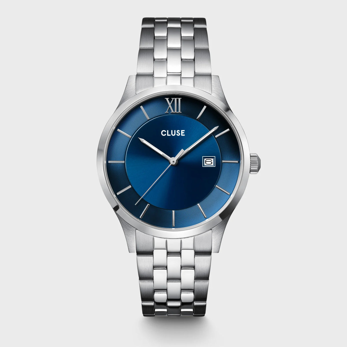 Aravis 3-Hand Watch Steel, Blue, Silver Colour