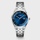 Aravis 3-Hand Watch Steel, Blue, Silver Colour