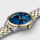 Aravis 3-Hand Watch Steel, Blue, Two-Tone