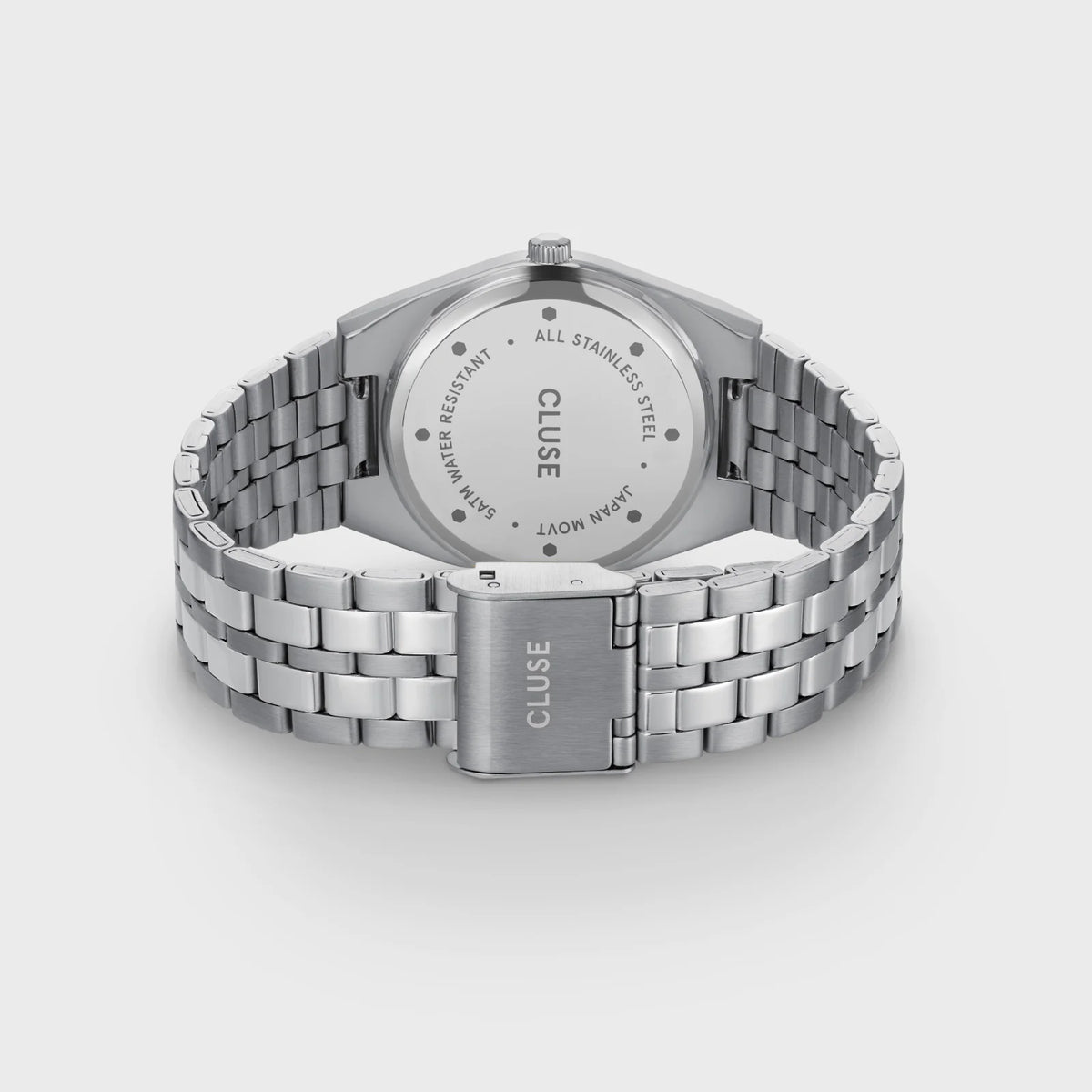 Retro 70's Watch Steel, Light Blue, Silver Colour