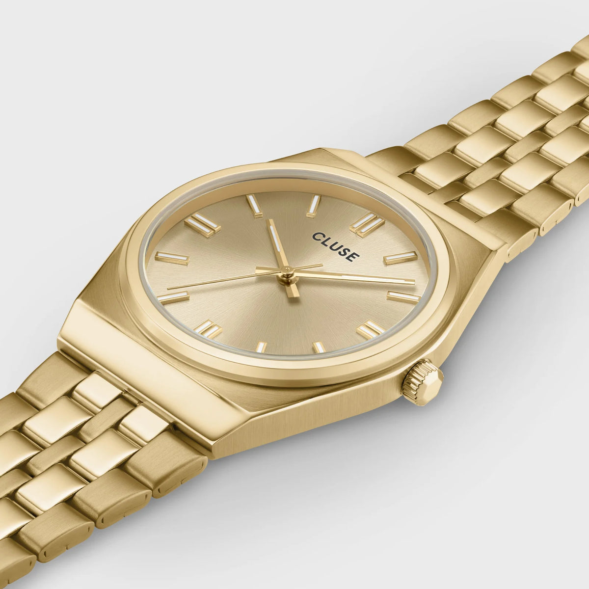 Retro 70's Watch Steel, Full Gold Colour