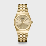 Retro 70's Watch Steel, Full Gold Colour
