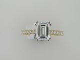 2.00ct Laboratory Grown Brilliant Cut 4 Claw Diamond Solitaire Ring