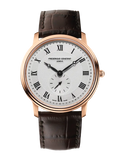 FREDERIQUE CONSTANT CLASSICS SLIMLINE GENTS SMALL SECONDS LEATHER S/W