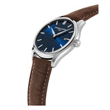 Frederique Constant Gents Classic Blue Dial Leather Strap Watch
