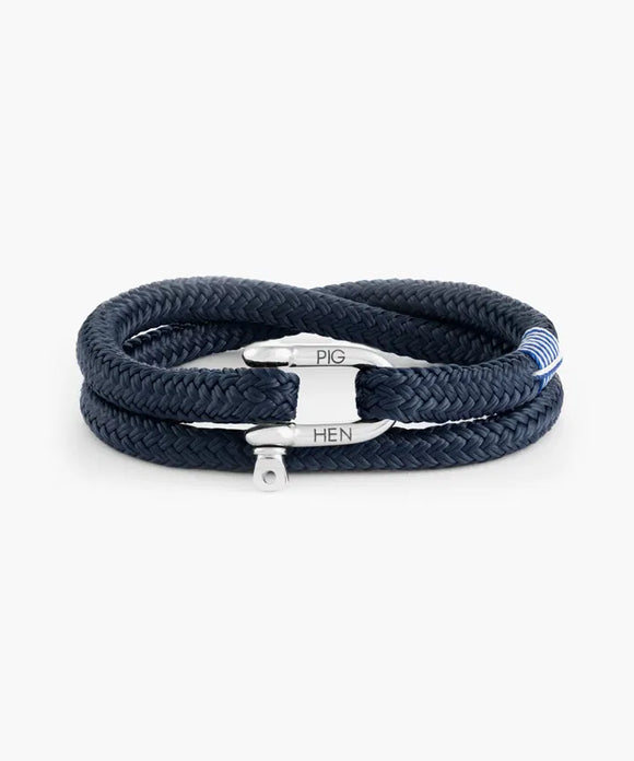 PIG & HEN SALTY STEVE NAVY | SILVER