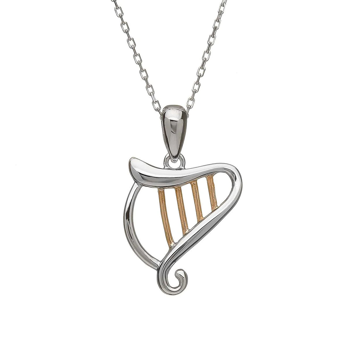 House Of Lor Celtic Harp Pendant