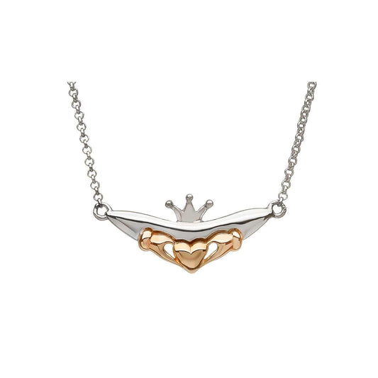 House Of Lor Claddagh Split Chain Pendant
