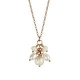 Jersey Pearl Joy Montana Agate and Moonstone Pearl Pendant