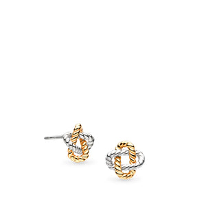 Kit Heath Marina Rope Knot Golden Stud Earrings