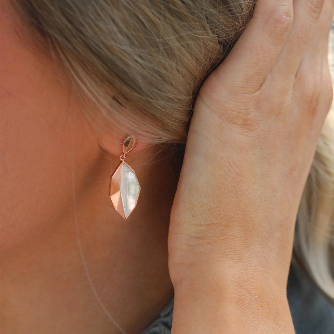 Jersey Pearl Kyra Marquise Drop Earrings