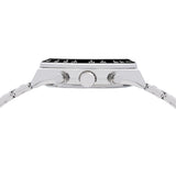 LORUS SOLAR CHRONOGRAPH GENTS STAINLESS STEEL GREEN DIAL BRACELET