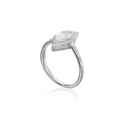 Lustre & Love Clarity Opal Ring in Sterling Silver