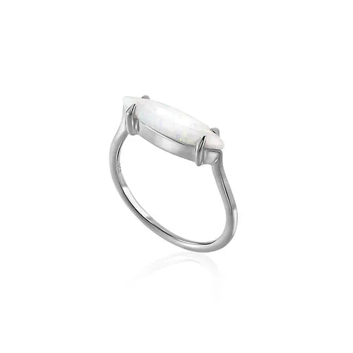 Lustre & Love Opal Ring in Sterling Silver
