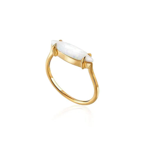 Lustre & Love Opal Ring in Gold Vermeil
