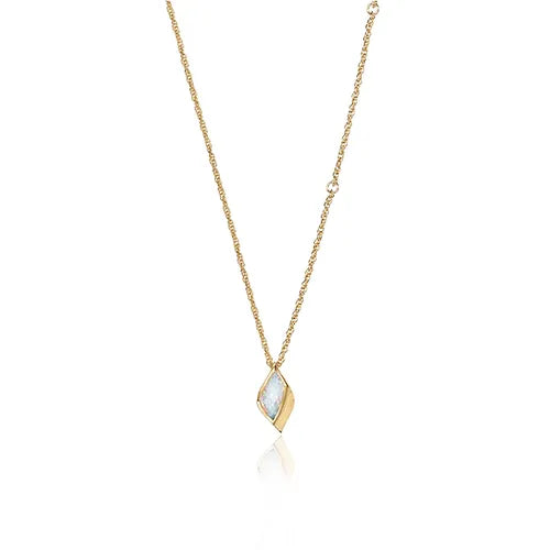 Lustre & Love Limited Edition Strength Opal Pendant Necklace in Gold Vermeil
