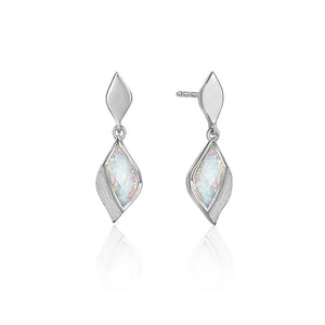 Lustre & Love Clarity Opal Earrings in Sterling Silver