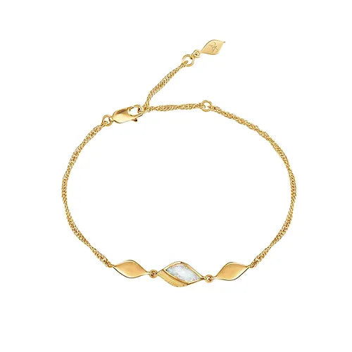 Lustre & Love Clarity Opal Bracelet in Gold Vermeil