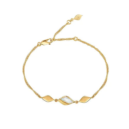 Lustre & Love Clarity Opal Bracelet in Gold Vermeil
