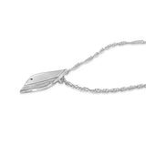 Lustre & Love Strength Pendant Necklace in Sterling Silver