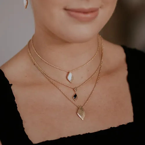 Lustre & Love Limited Edition Strength Opal Pendant Necklace in Gold Vermeil