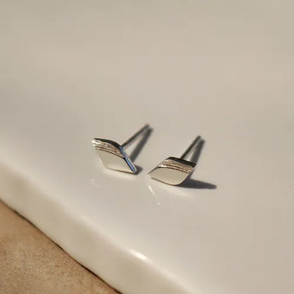 Lustre & Love Mini Stud Earrings in Sterling Silver