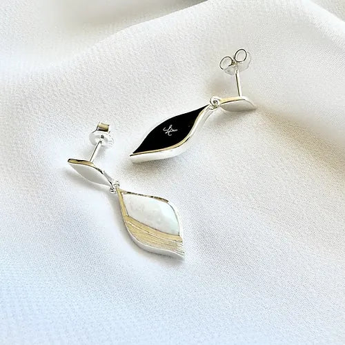 Lustre & Love Clarity Opal Earrings in Sterling Silver