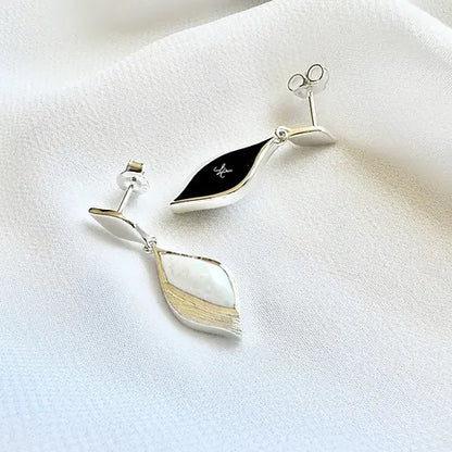 Lustre & Love Clarity Opal Earrings in Sterling Silver