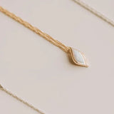 Lustre & Love Limited Edition Strength Opal Pendant Necklace in Gold Vermeil