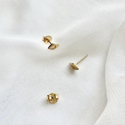 Lustre & Love Mini Stud Earrings in Gold Vermeil