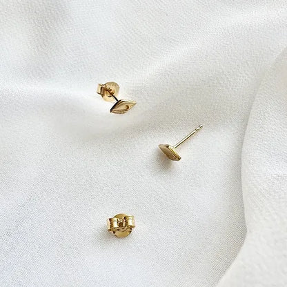 Lustre & Love Mini Stud Earrings in Gold Vermeil