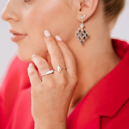 Lustre & Love Opal Ring in Sterling Silver