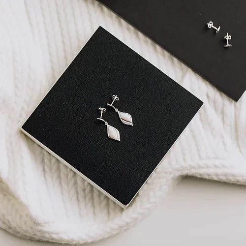 Lustre & Love Clarity Opal Earrings in Sterling Silver