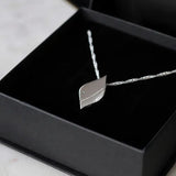 Lustre & Love Strength Pendant Necklace in Sterling Silver