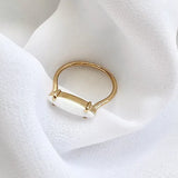 Lustre & Love Opal Ring in Gold Vermeil