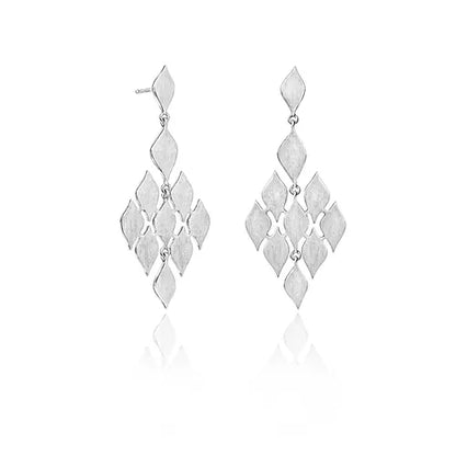 Lustre & Love Thalia Novo Drop Earrings in Sterling Silver