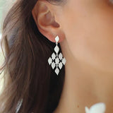 Lustre & Love Thalia Novo Drop Earrings in Sterling Silver