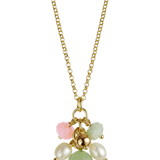 JERSEY PEARL Joy Aventurine &amp; Beryl Pearl Pendant