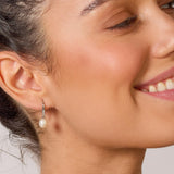 Kit Heath Revival Classic Pearl Glitz CZ Drop Earrings