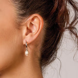 Kit Heath Revival Classic Pearl FP Hoop Drop Earrings