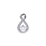 DF  Infinity Pendant With Diamonfire Cubic Zirconia with chain