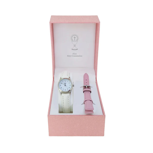 Girls Harrison Full Figure Watch Set